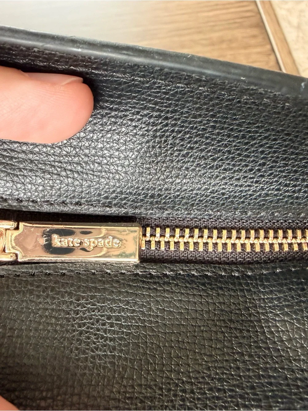 Kate Spade Darcy Small Satchel – Black Pebbled Leather